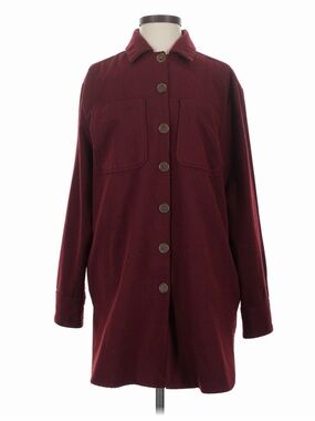 Treasure & Bond Soft Knit Top in Deep Wine